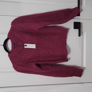 Stunning Puff Sleeve Knit Sweater
